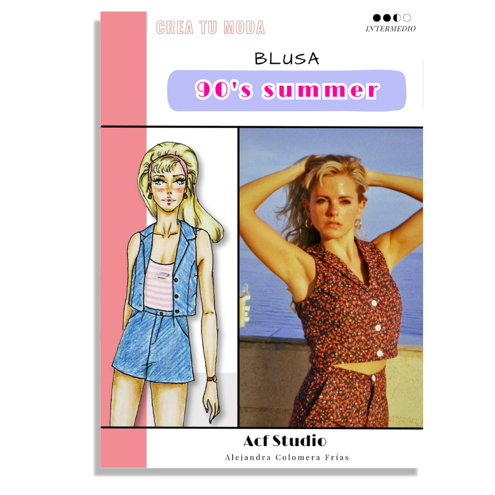 CREA TU MODA: Blusa 90's summer