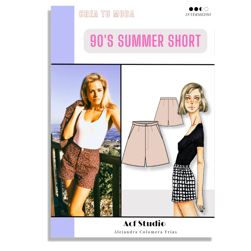 CREA TU MODA: 90's summer short