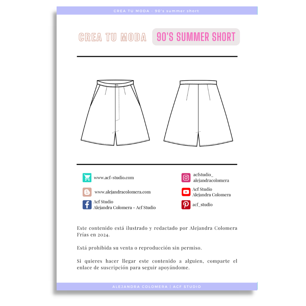 CREA TU MODA: 90's summer short - Imagen 7
